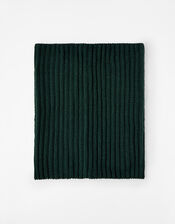 Chunky Knit Snood , Green (GREEN), large