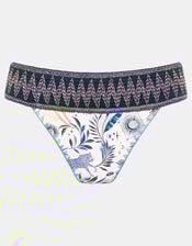 Celestial Print Band Bikini Bottoms, Multi (MULTI), large