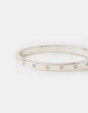 Celestial Gem Bangle, Silver (SILVER), large