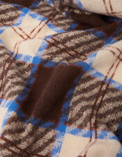 Check Print Blanket Scarf, , large