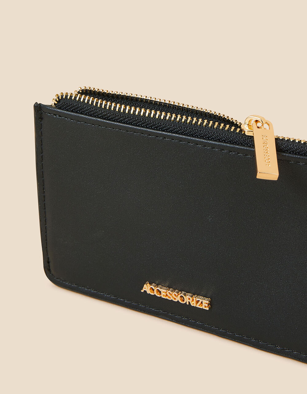 Zip Card Holder Black Card holders Accessorize UK