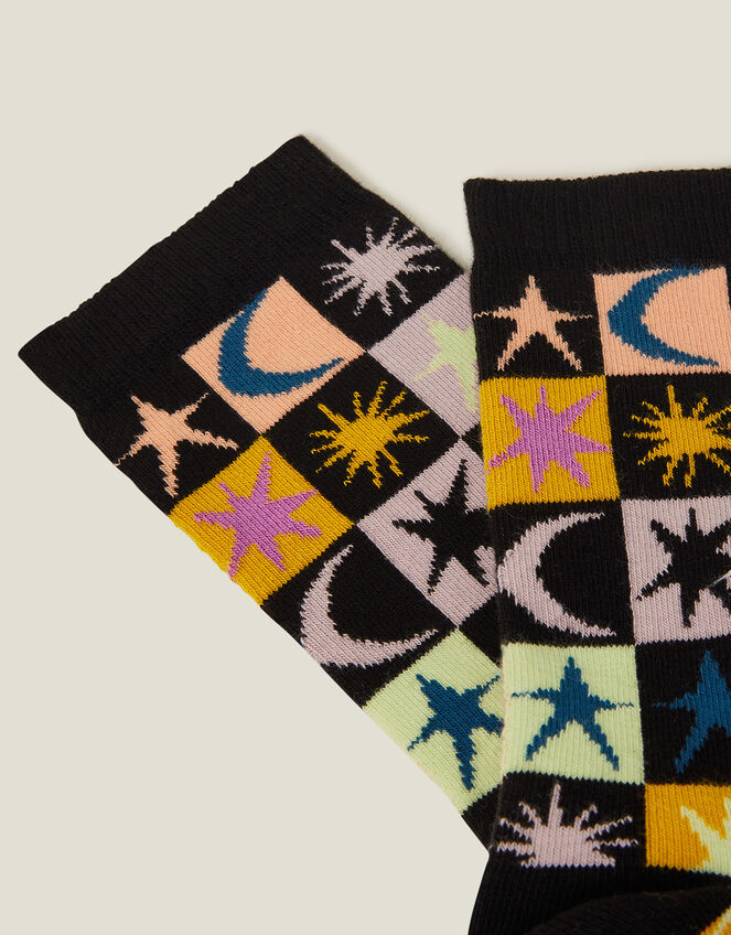 Moon and Star Socks, , large