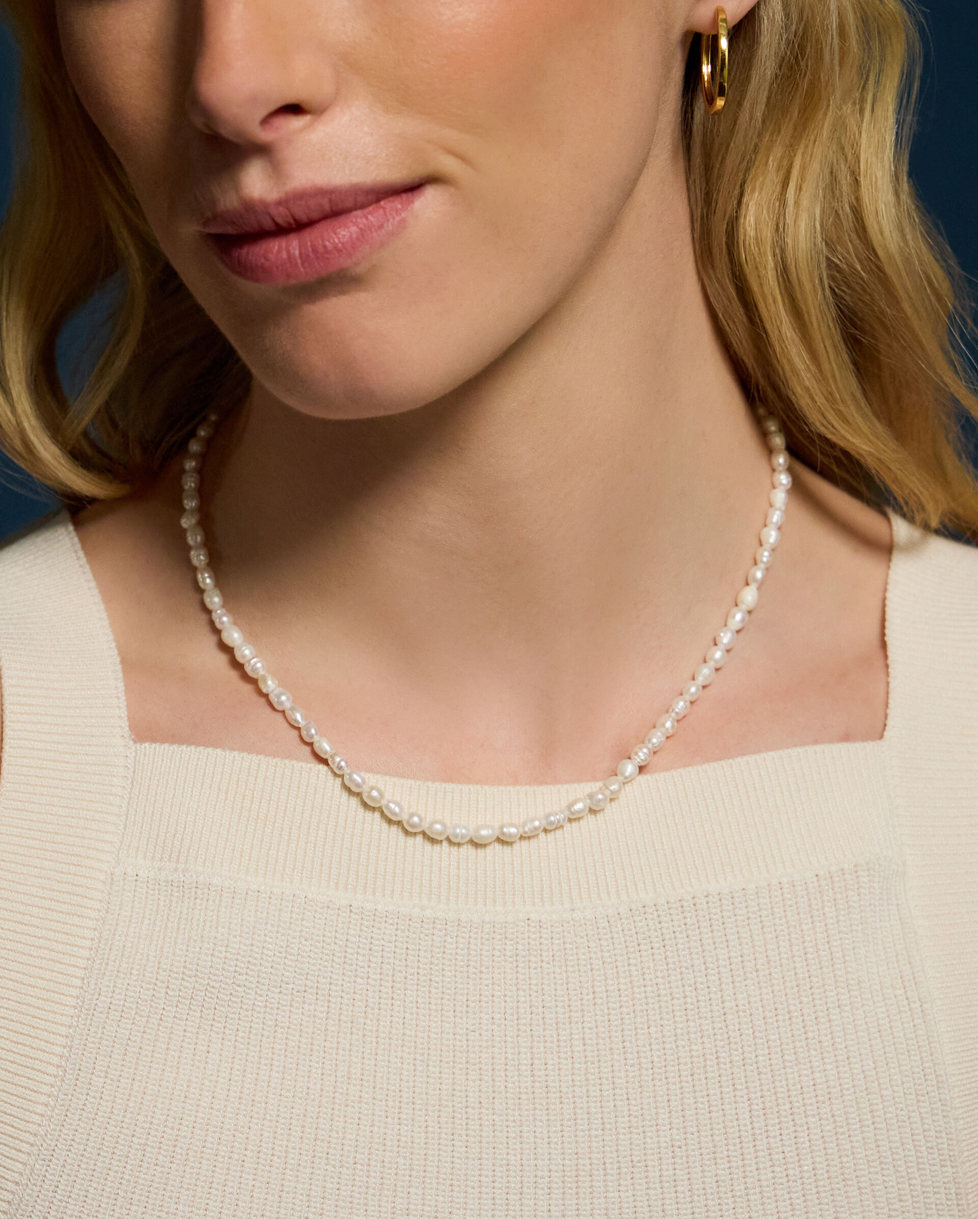 14ct Gold-Plated Seed Pearl Necklace | Necklaces | Accessorize Global