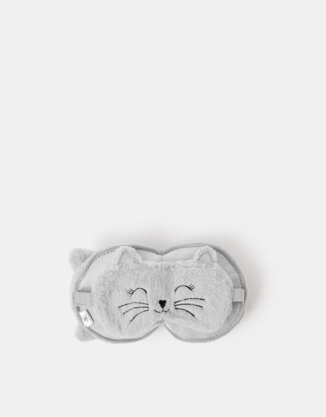 Girls Cat Eye Mask & Travel Pillow Set, , large