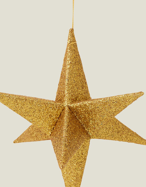 Paper Sparkle Star Decoration, Gold (GOLD), large