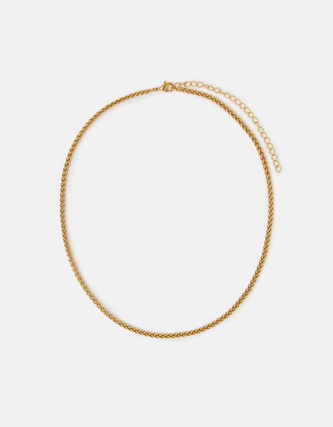 Stainless Steel Rope Chain Necklace, , large