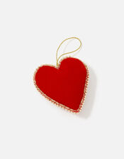 Embellished Love Heart Hanging Decoration, , large