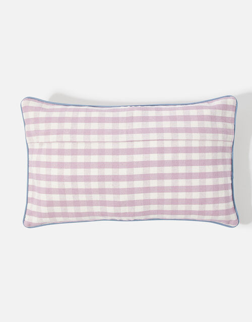 Relax Gingham Rectangle Cushion Cover, , large