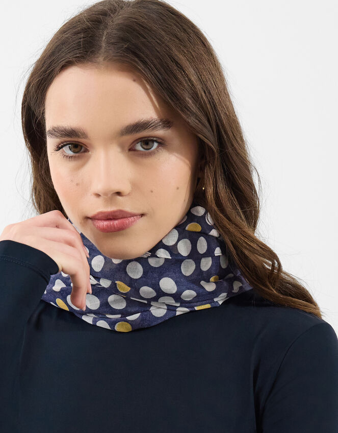 Lightweight Polka Dot Scarf, , large