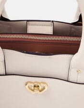 Double Heart Crossbody Handbag, , large