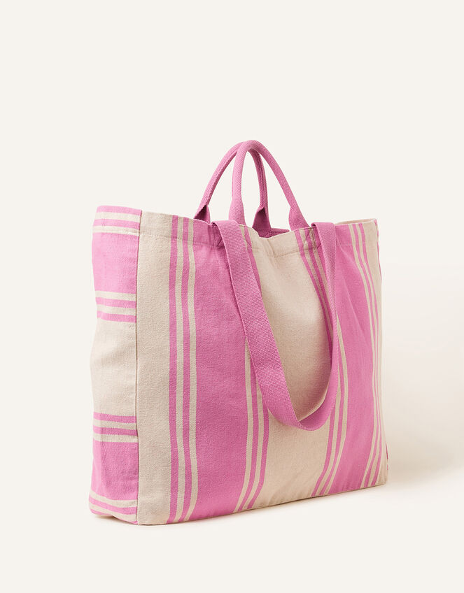 Stripe Shopper Bag | Beach bags | Accessorize UK