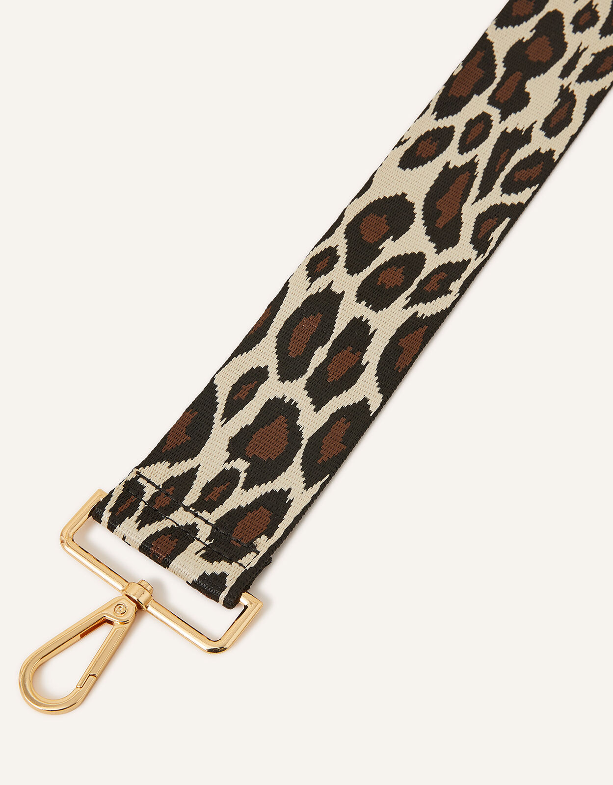 Leopard print top bag strap