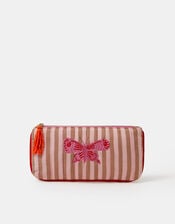 Butterfly Stripe Pencil Case, , large