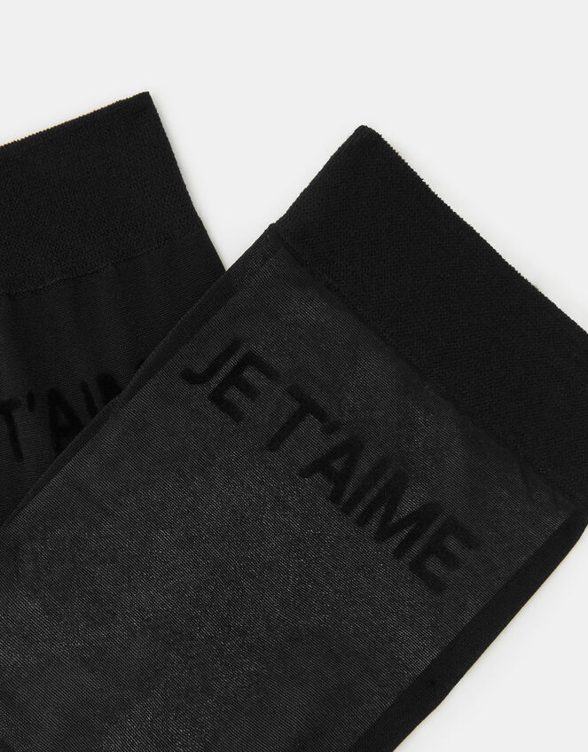 Je T'aime Sheer Socks, , large