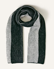 Paris Knit Scarf, Black (BLACK), large