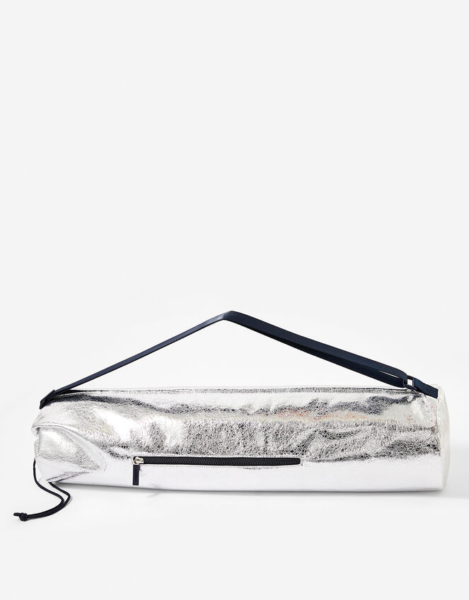 Yoga Mat and Carry Bag, Silver (SILVER), large