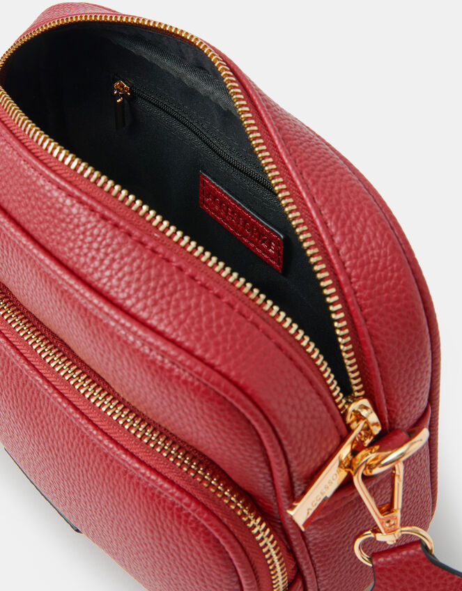 Double Zip Camera Bag, Red (RED), large
