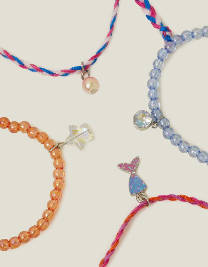 4-Pack Mermaid Friendship Bracelets, , large