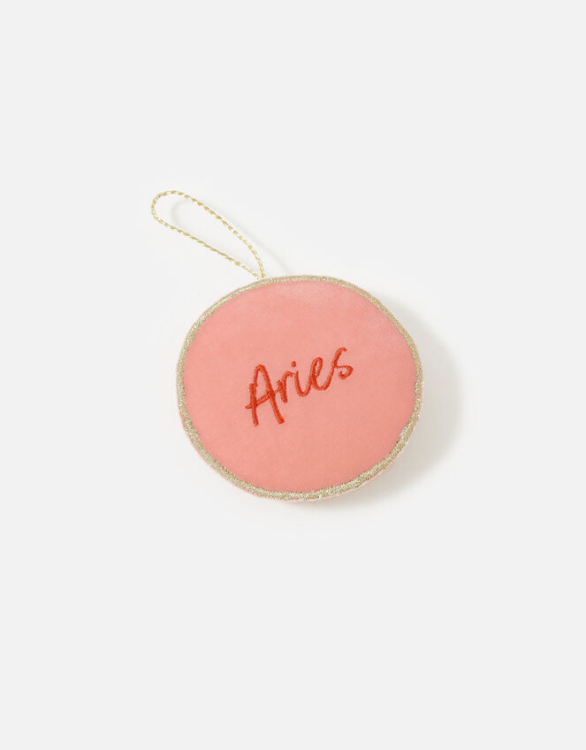 Embellished Star Sign Hanging Decoration, Pink (PINK), large