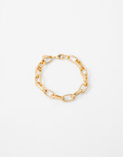Simple Medium Chain Bracelet, Gold (GOLD), large