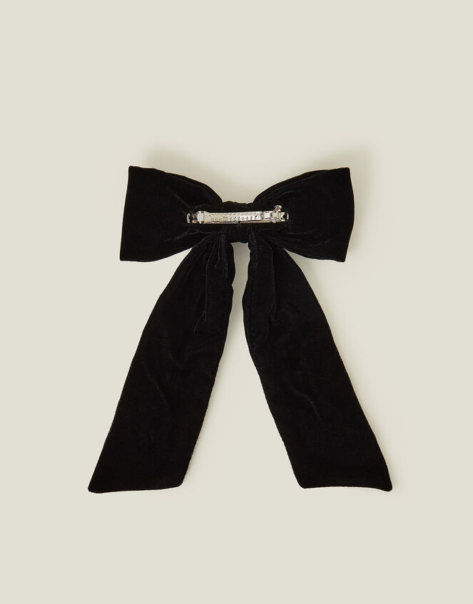 Gem Encrusted Bow Hair Clip, , large