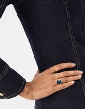 Sun Signet Ring, Gold (GOLD), large