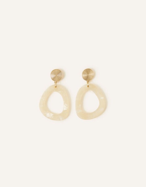 Marble Resin Earrings, , large