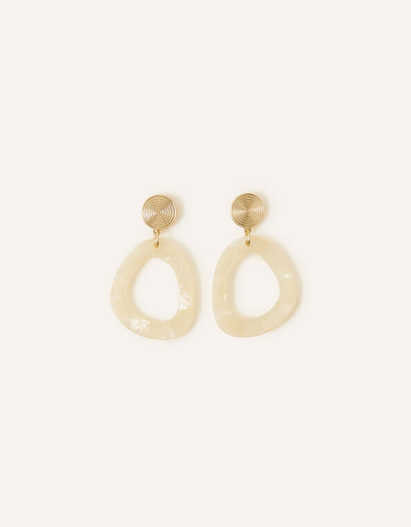 Marble Resin Earrings, , large