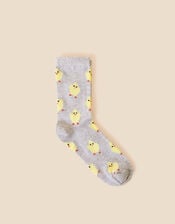 All Over Chick Print Socks, , large