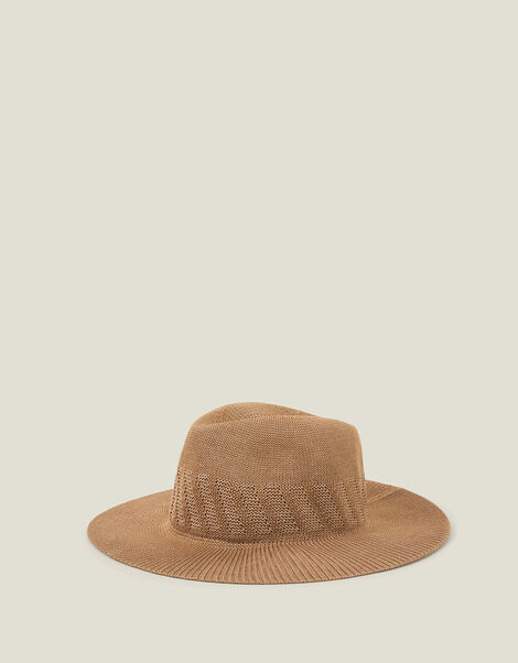 Packable Fedora, Tan (TAN), large