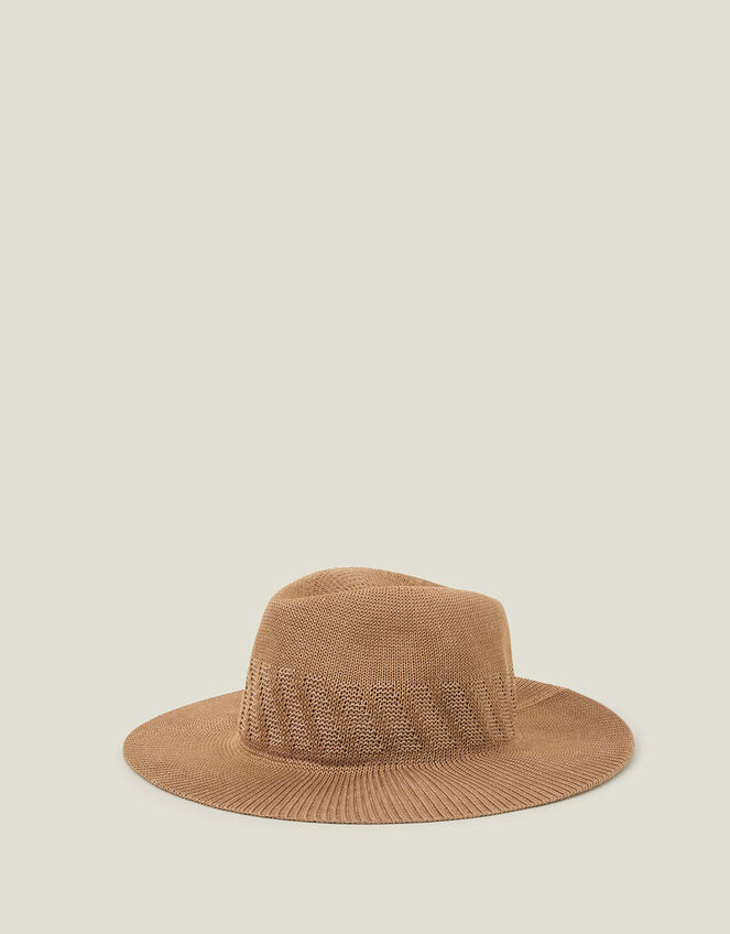 Packable Fedora, Tan (TAN), large