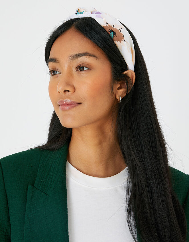Floral Knot Headband Alice bands Accessorize UK