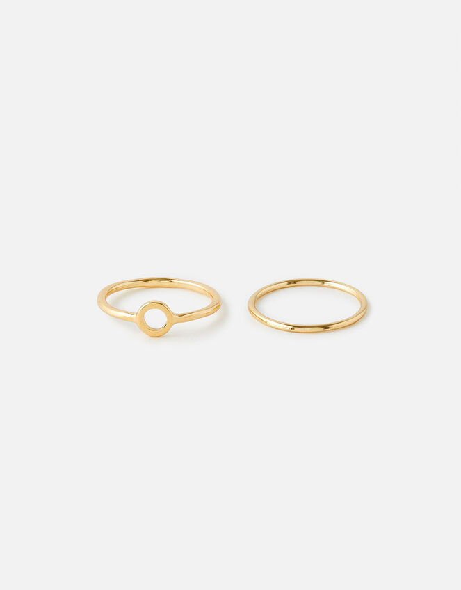 Gem Stacking Ring Set, Gold (GOLD), large