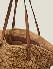 Raffia Tote Bag, , large