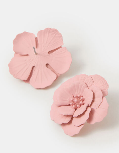 Flower Stud Earrings, , large