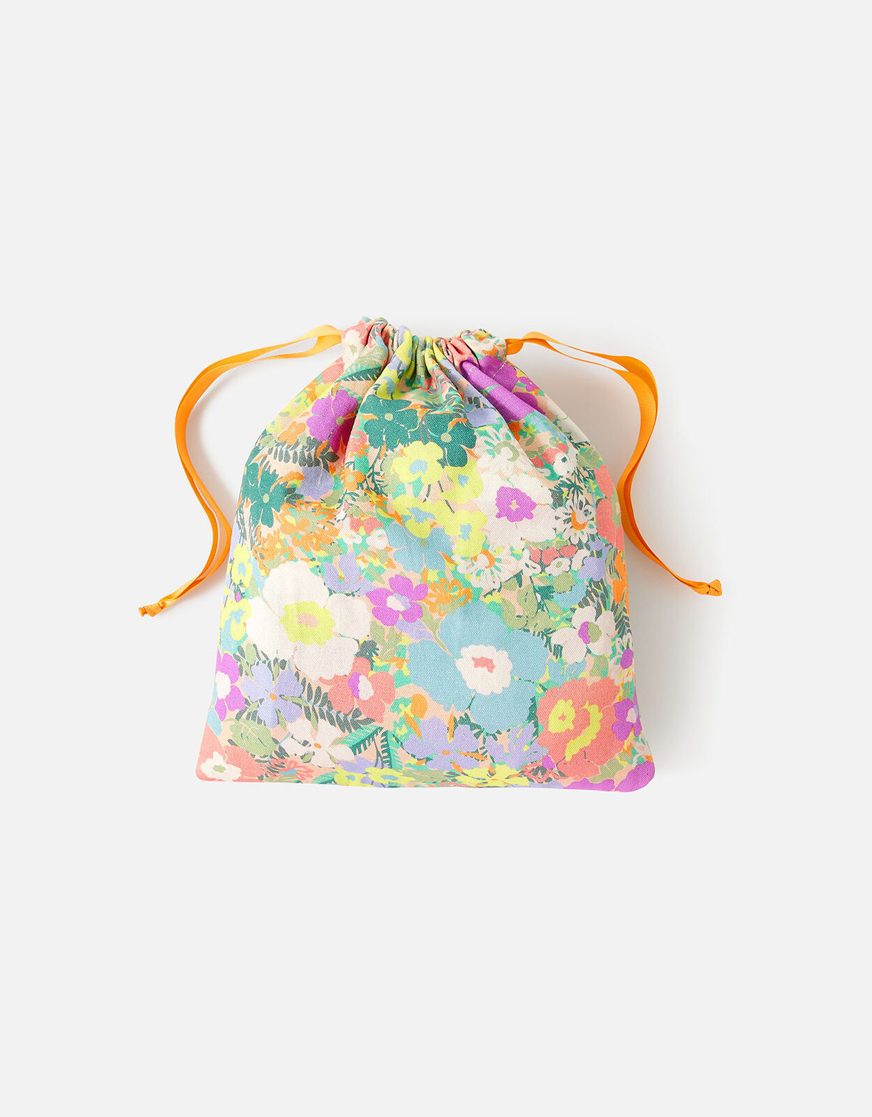 floral drawstring bags
