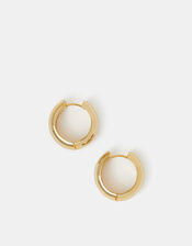 14ct Gold-Plated Chunky Hoop Earrings, , large