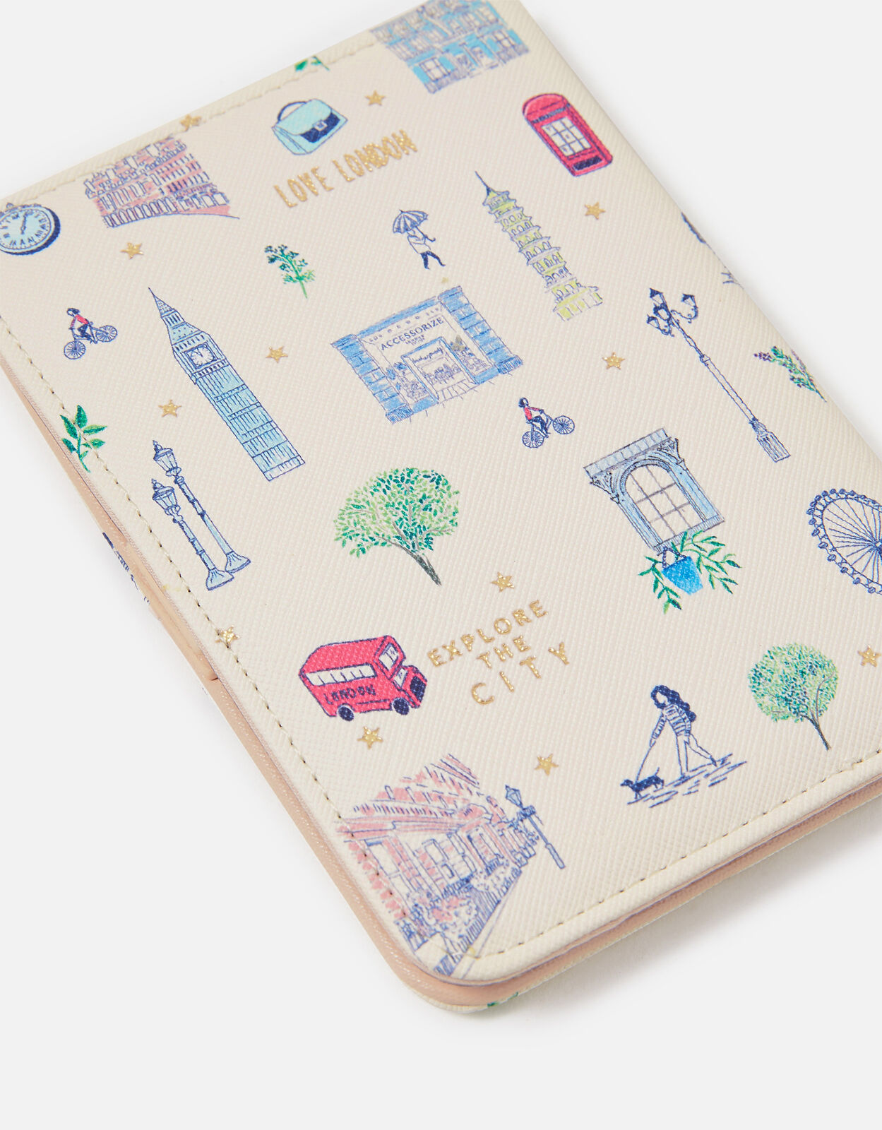 All Over London Print Passport Holder