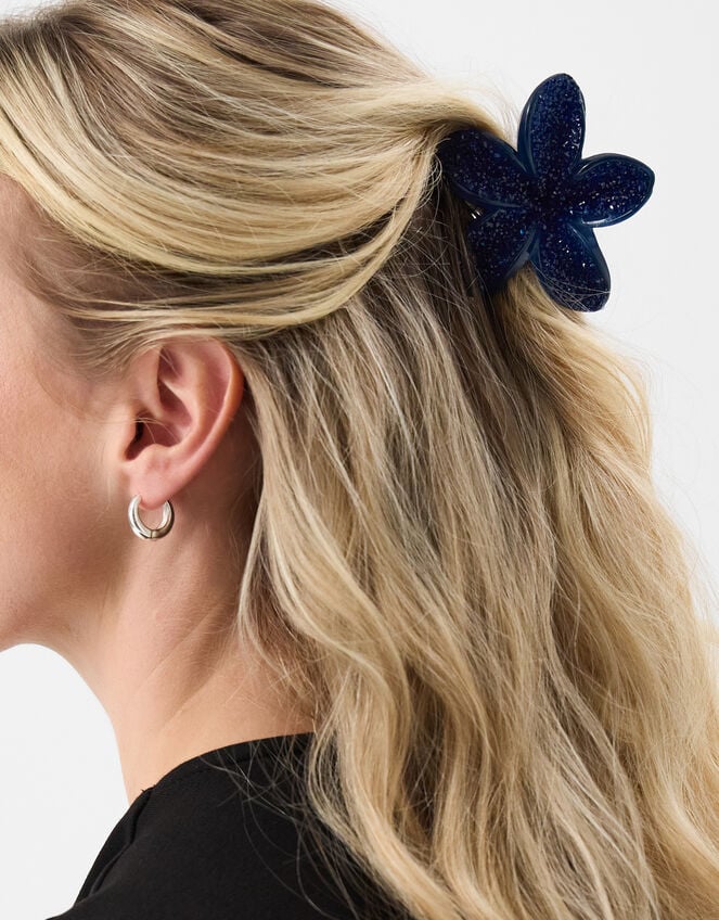 Gem Tropical Flower Claw Clip, , large