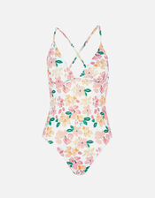Pretty Floral Swimsuit, Multi (PASTEL-MULTI), large