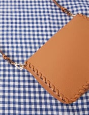 Whipstitch Flap Cross-Body Bag, , large