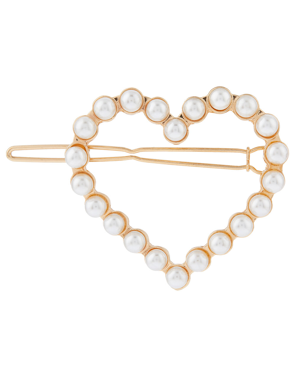 Pearl Heart Hair Clip | Hair clips | Accessorize UK