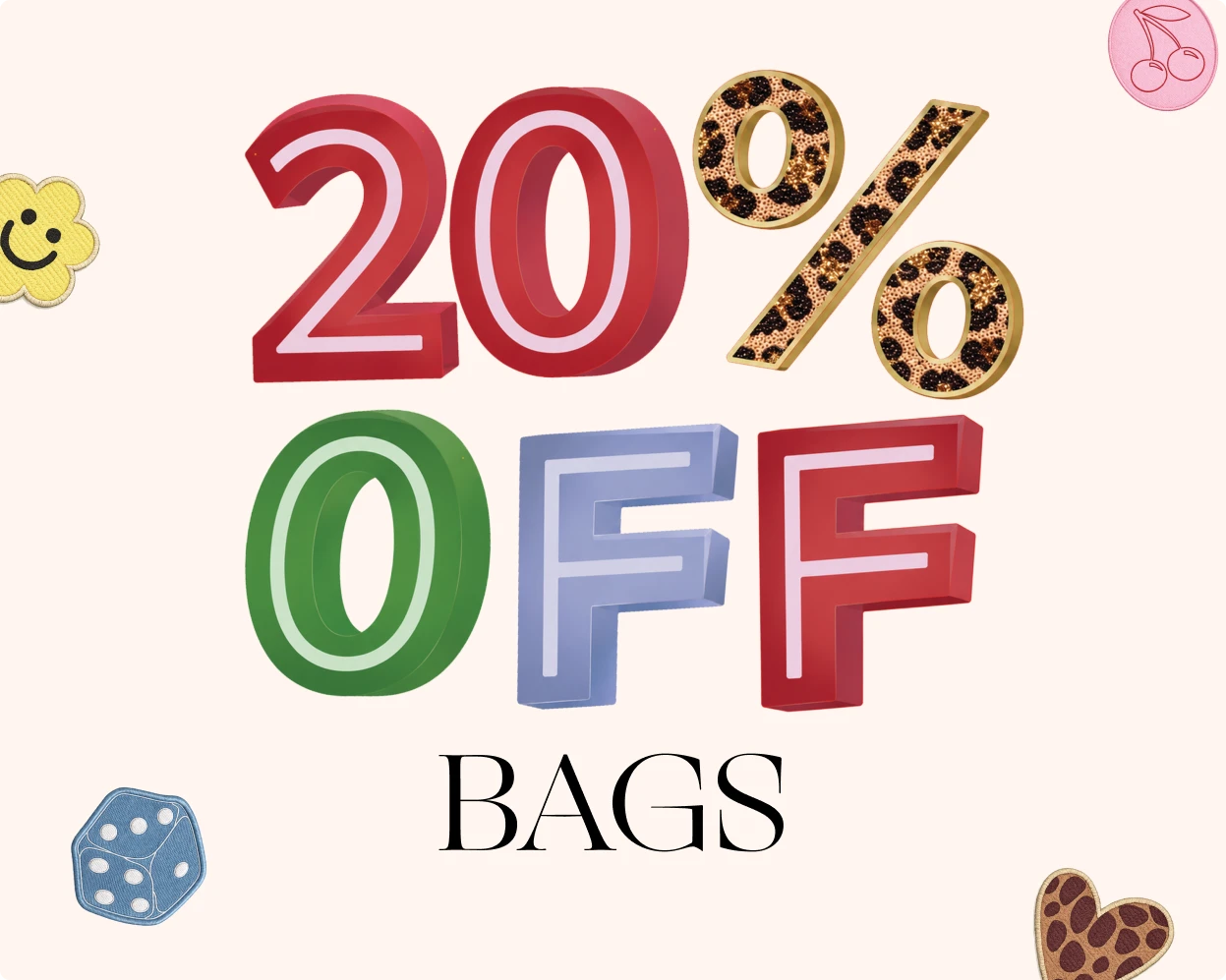 20% OFF ALL Bags 