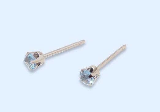 WHITE GOLD AQUAMARINE Single £28/Double £50