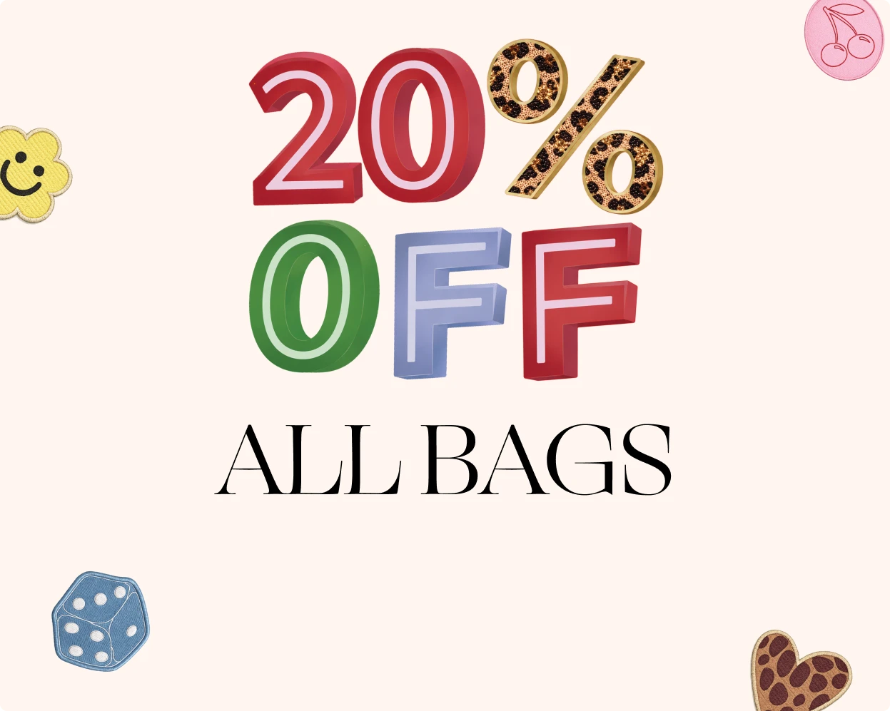 20% OFF ALL Bags 