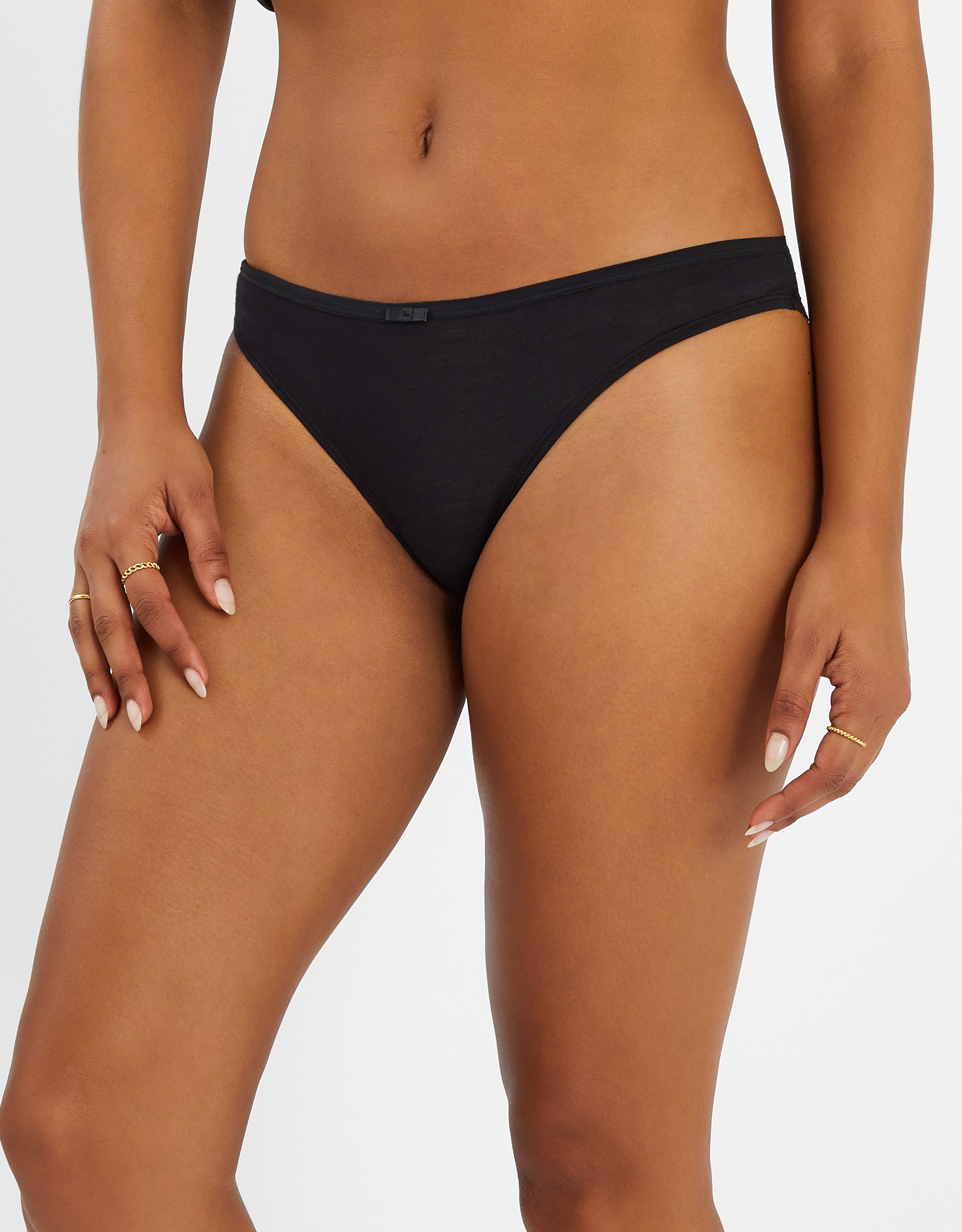 Accessorize Lace Decor 2-Pack Lace-Back Brazilian Briefs, Multi, Size: XL