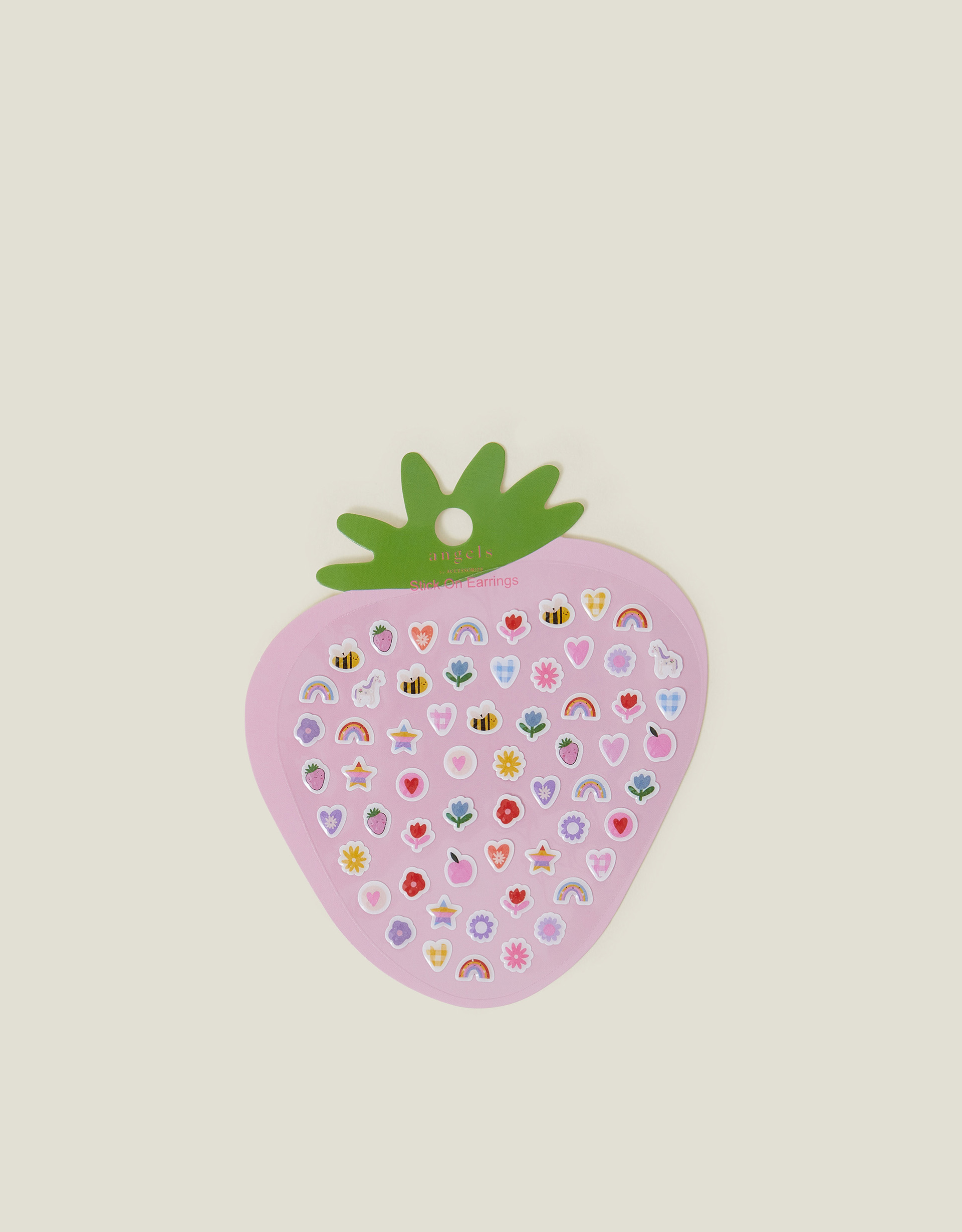 Apple Girls Strawberry Stick-on Earrings, Kids - Accessorize