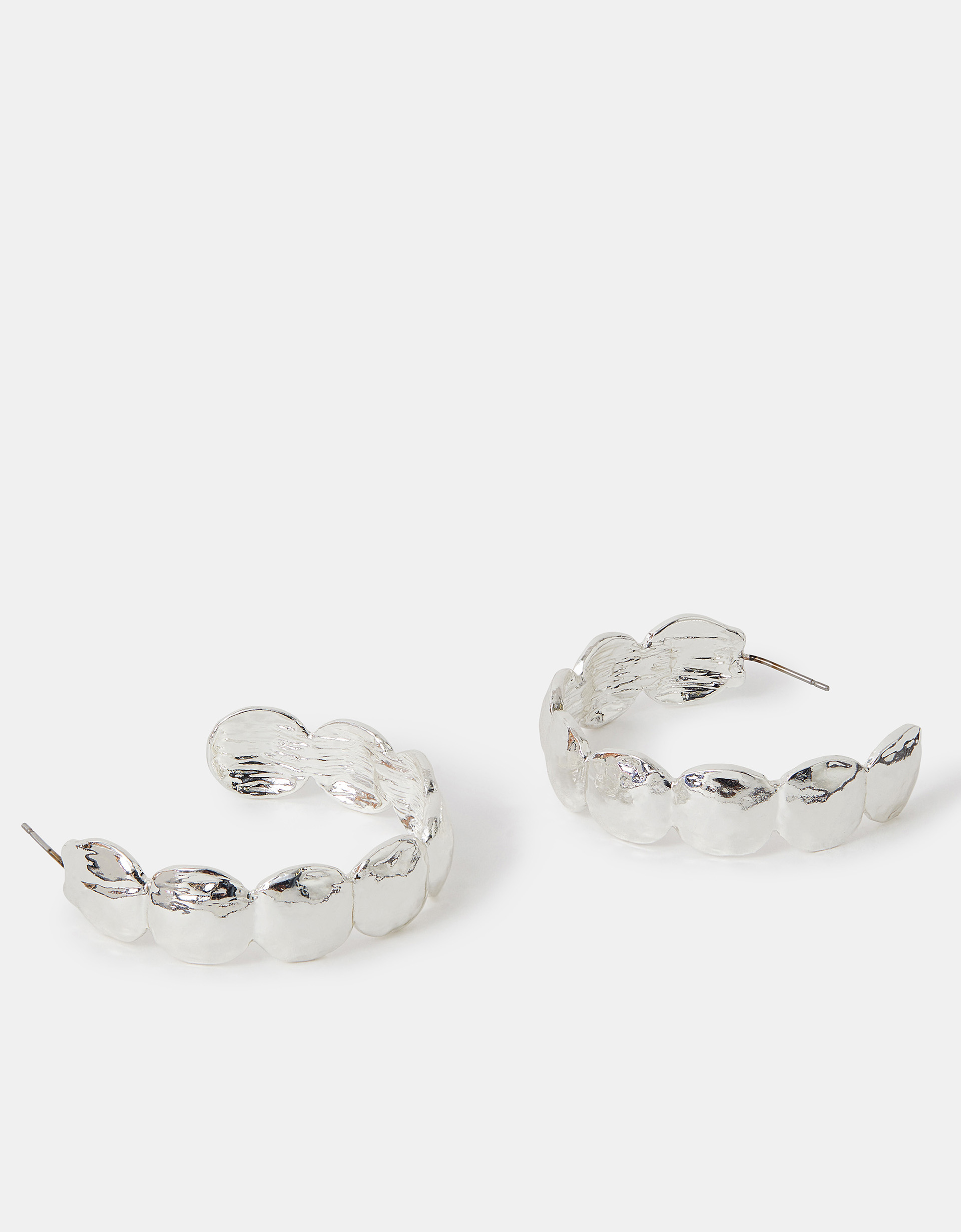 Scallop Hoop Earrings - Accessorize