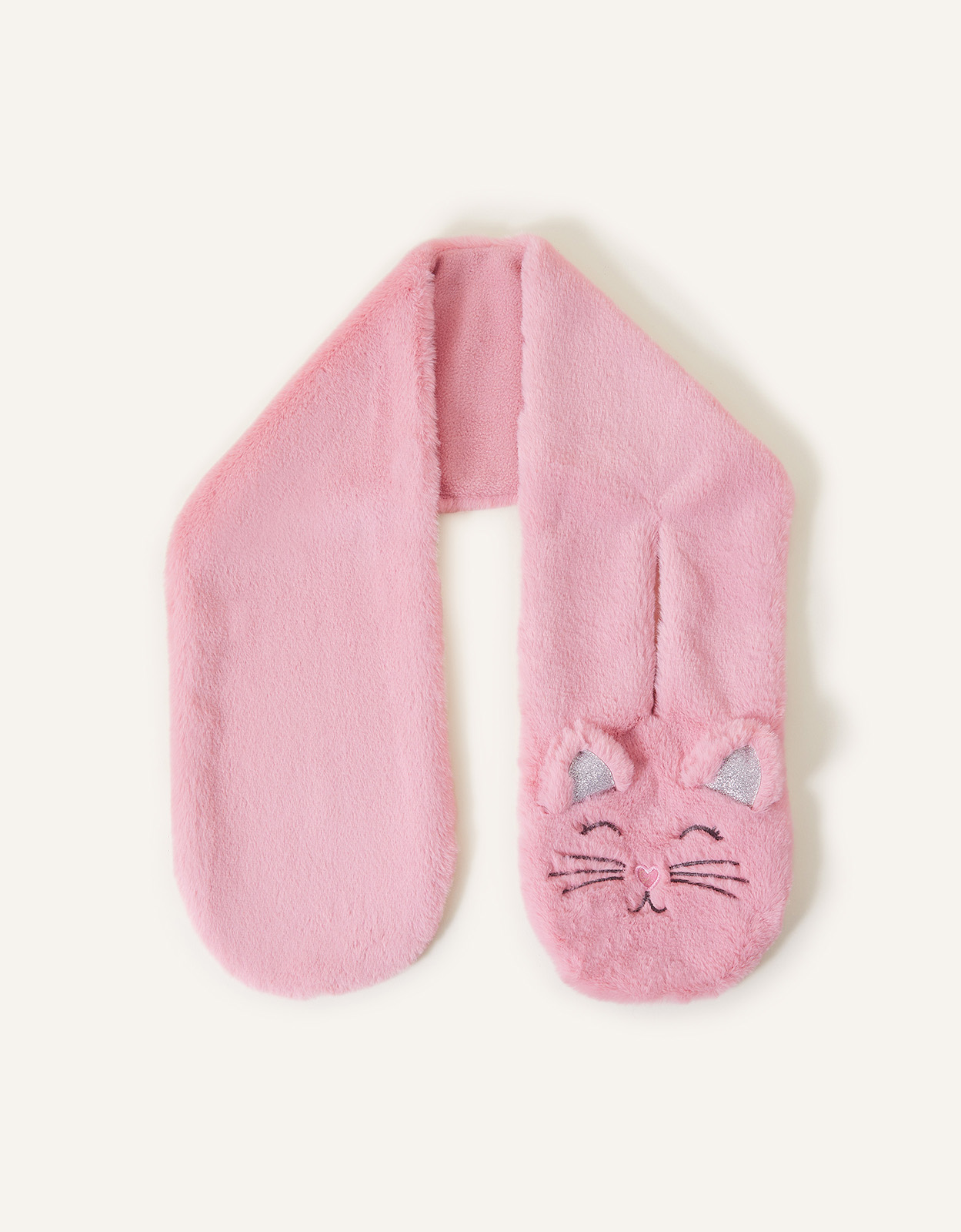 Accessorize Girl's Girls Fluffy Faux Fur Cat Scarf