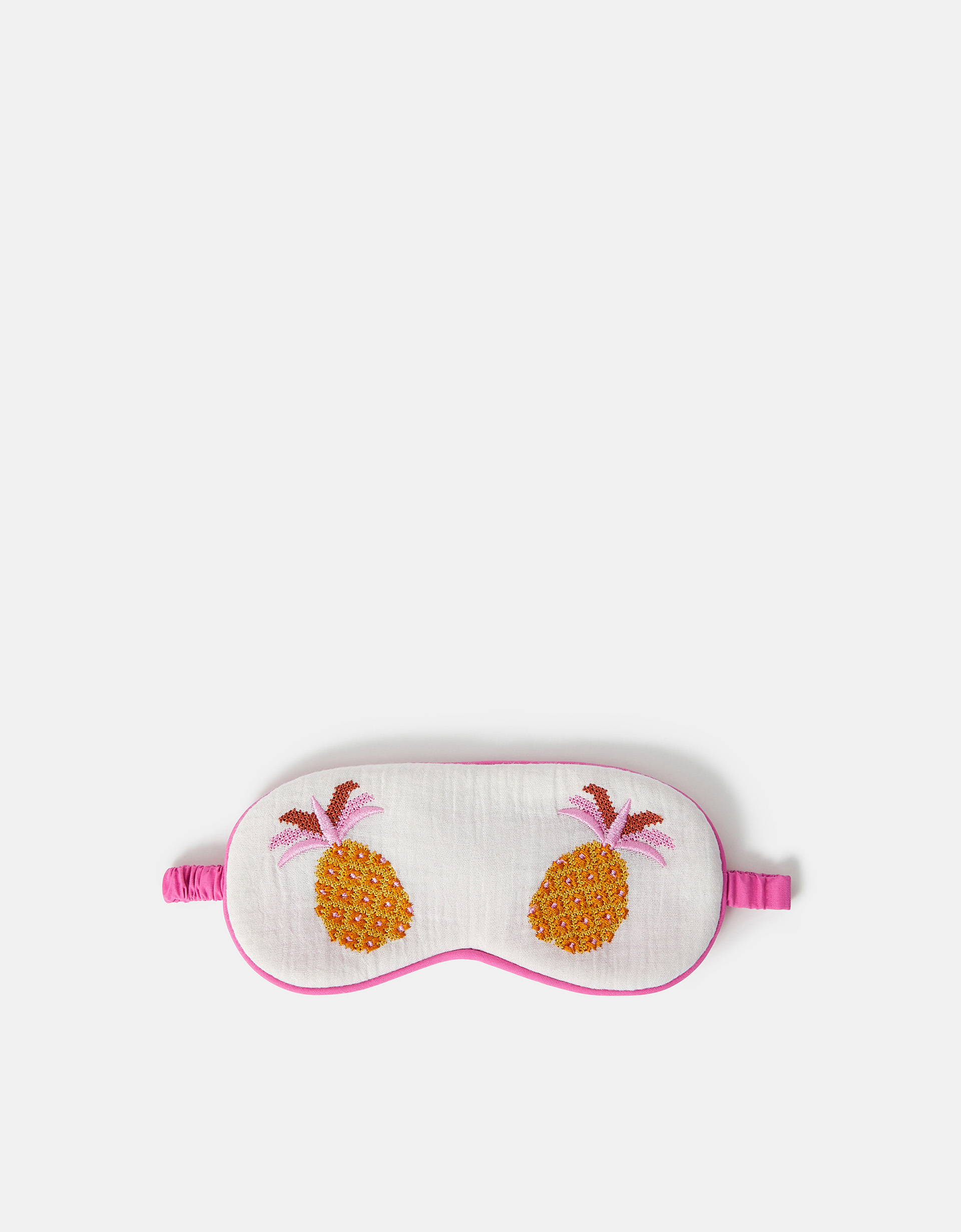 Apple Pineapple Embroidered Sleep Mask - Accessorize
